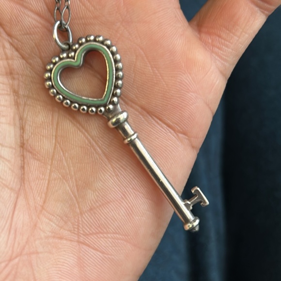 Tiffany and Co, heart key necklace